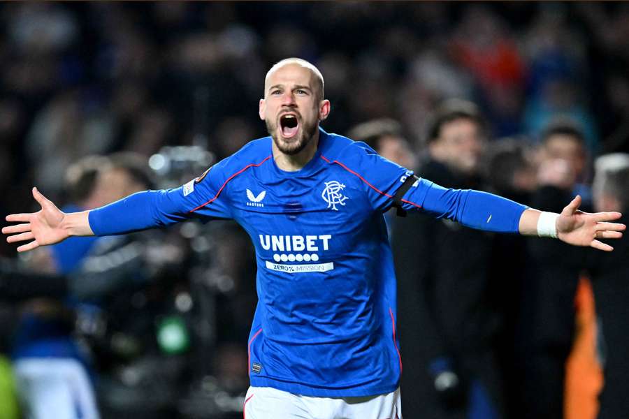 Černý slaví postup Rangers po penaltách.