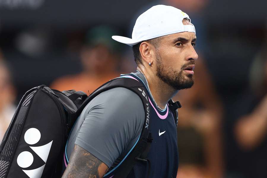 Kyrgios début janvier.