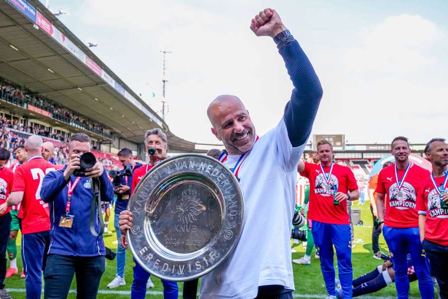 Peter Bosz won the Dutch Eredivisie with PSV