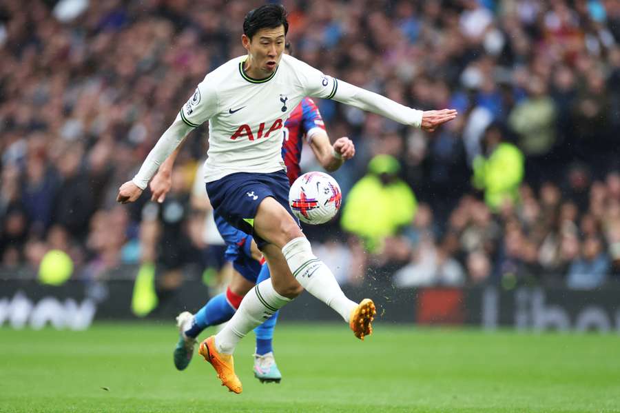 Heung-min Son ce samedi face à Crystal Palace.