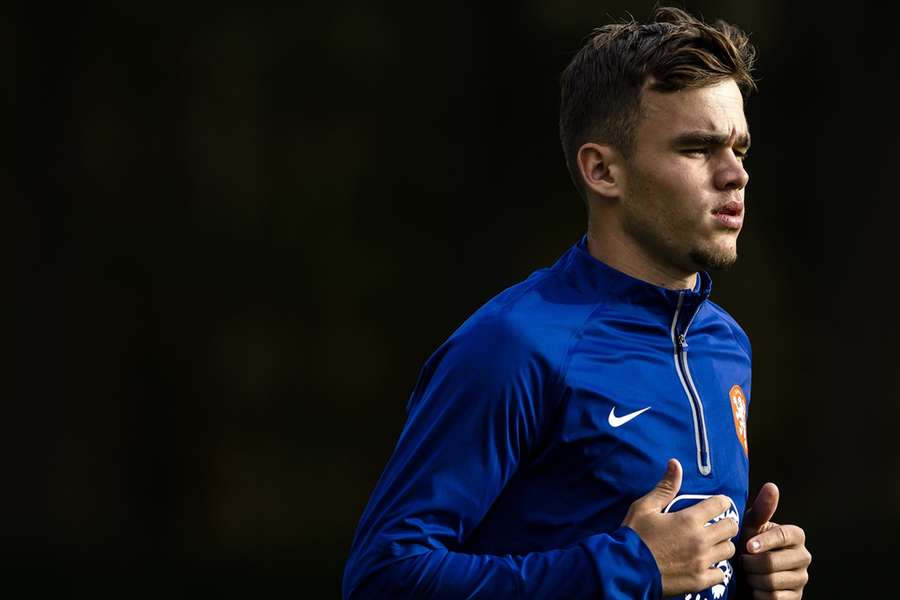 Dallinga op de training van Oranje