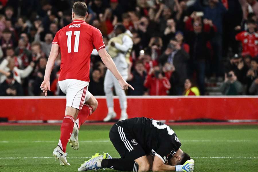 Chris Wood marcou o gol da vitória do Nottingham Forest