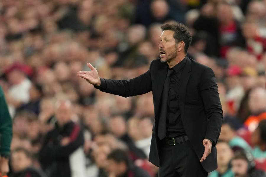 Diego Simeone, treinador do Atlético de Madrid