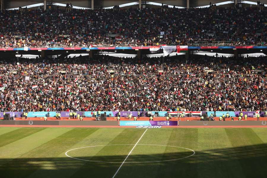 Basra's International Stadium was filling up hours before the final