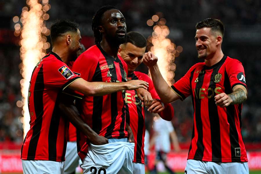 Les Niçois en Ligue 1 le 17 mai dernier.