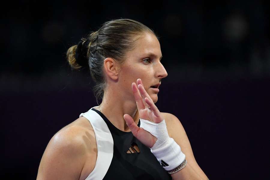 Karolina Pliskova chegou finalmente a Doha