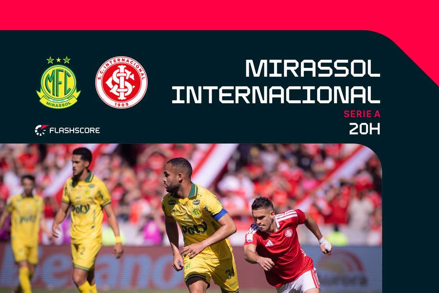 Mirassol está invicto nos três confrontos que disputou contra o Internacional Mirassol está invicto nos três confrontos que disputou contra o Internacional