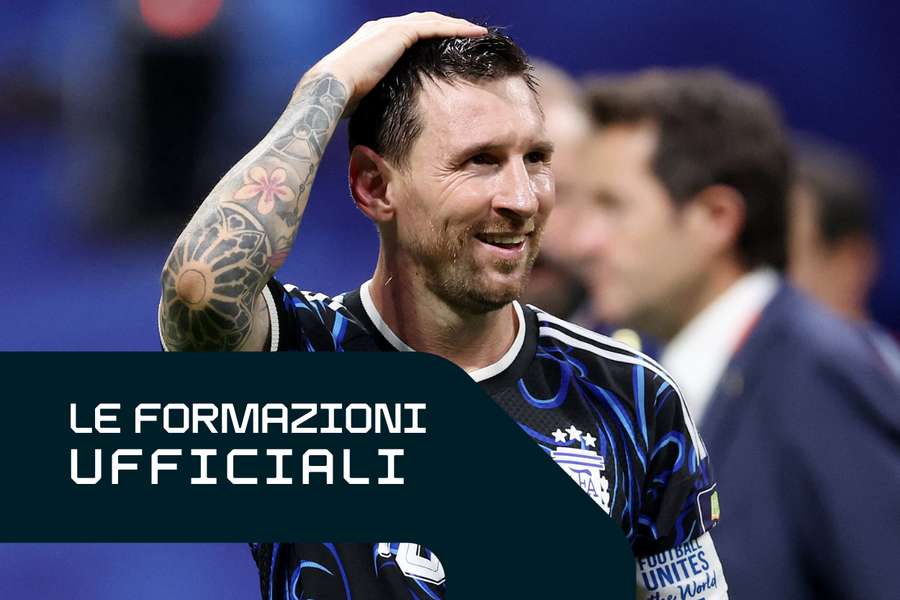 Lionel Messi con la maglia dell'Argentina Lionel Messi con la maglia dell'Argentina
