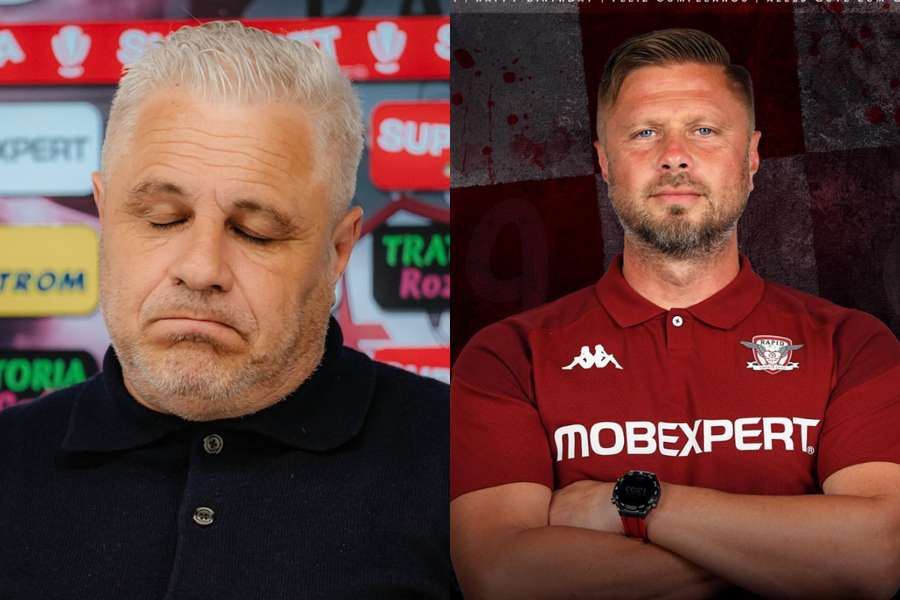 Marius Șumudică și Octavian Chihaia
