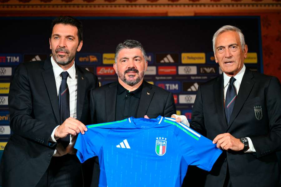 Gattuso y Buffon