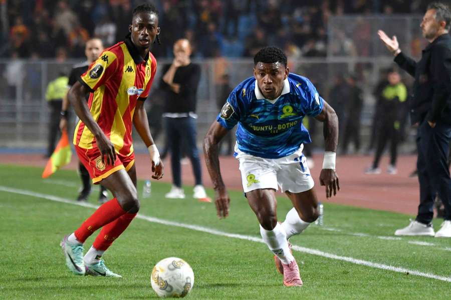 Brayan Leon scored in both legs of the semi-finals against Esperance Brayan Leon scored in both legs of the semi-finals against Esperance