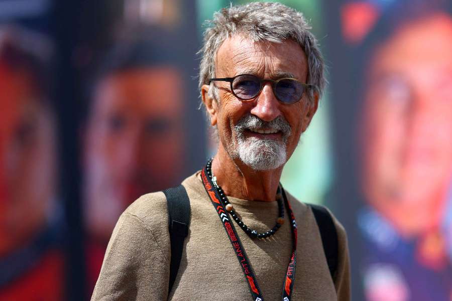 Eddie Jordan walks in the Paddock during previews ahead of the Monaco Grand Prix