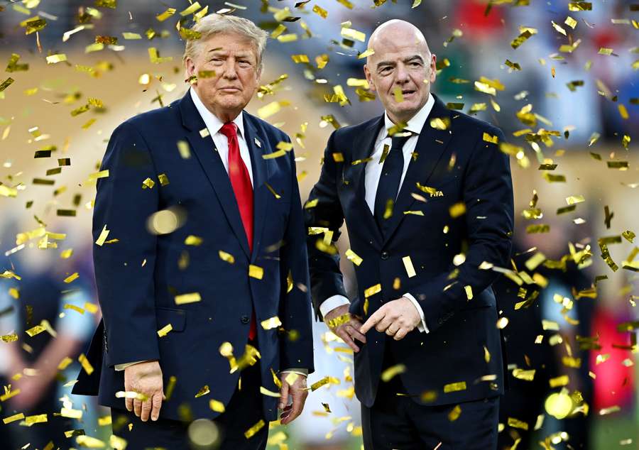 Infantino e Donald Trump Infantino e Donald Trump