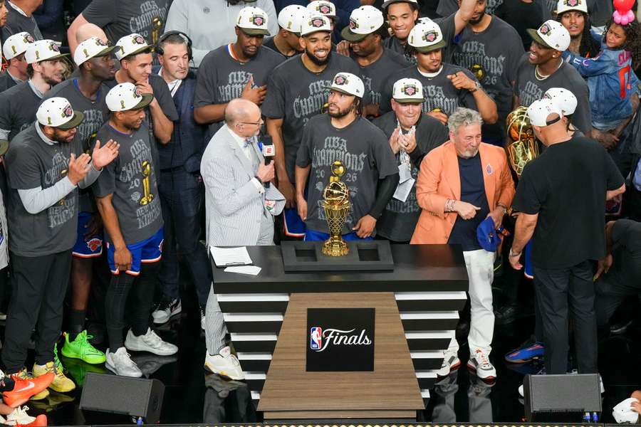 The New York Knicks are NBA champions The New York Knicks are NBA champions