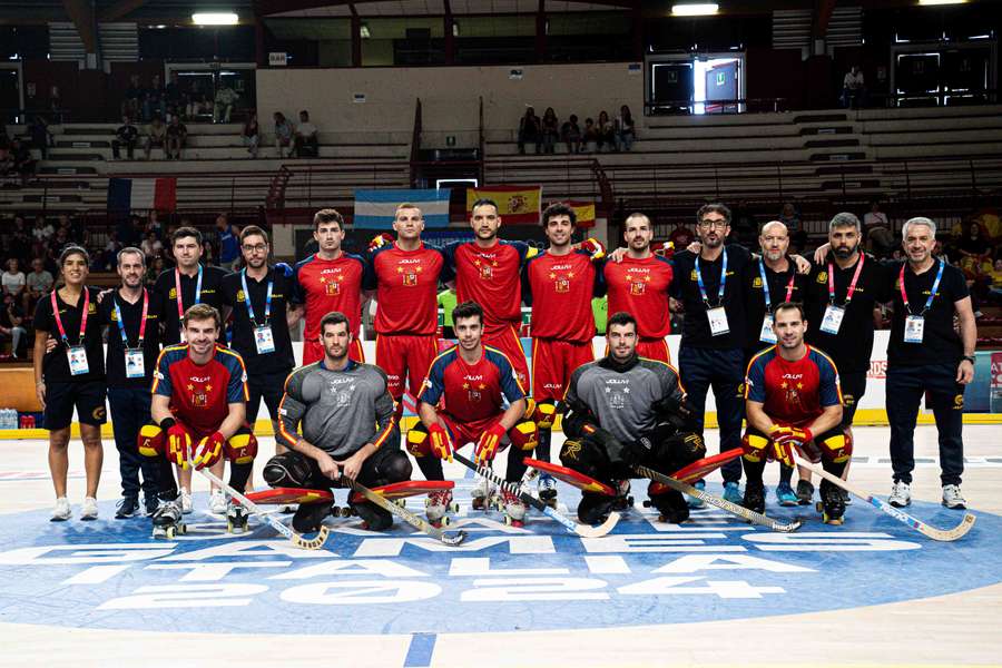 La selección española de hockey patines