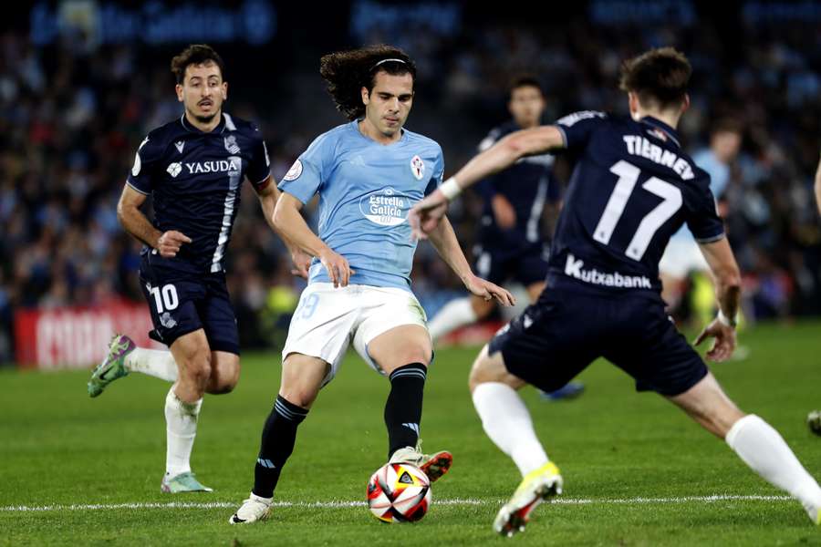 Miguel Rodríguez in actie voor Celta