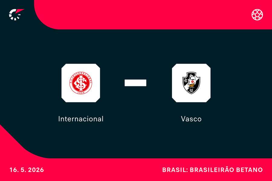 PRÉVIA: Internacional x Vasco; confira análise e principais estatísticas