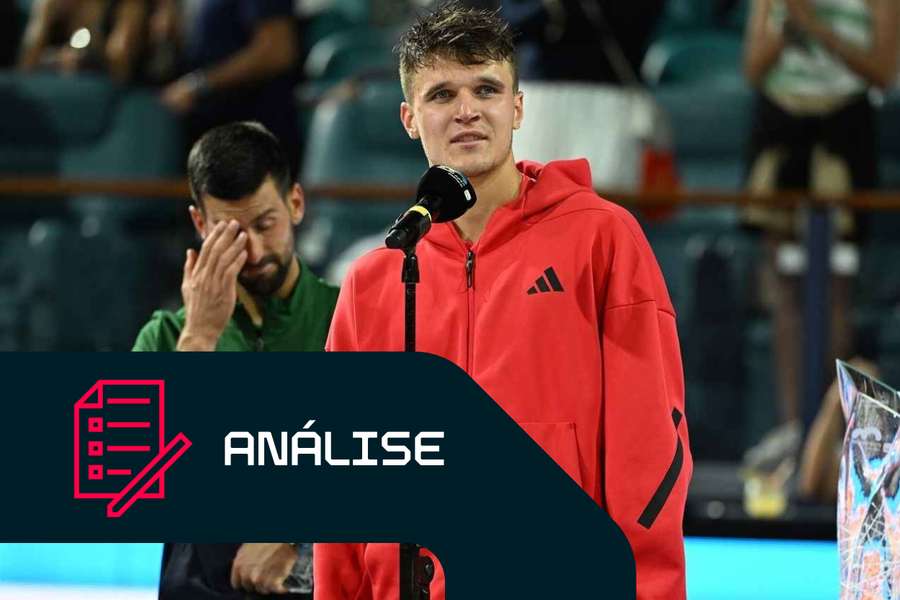 Jakub Mensik derrotou o finalista de Miami, Novak Djokovic