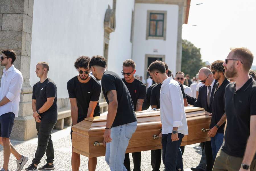 Enterro de Diogo Jota em Portugal
