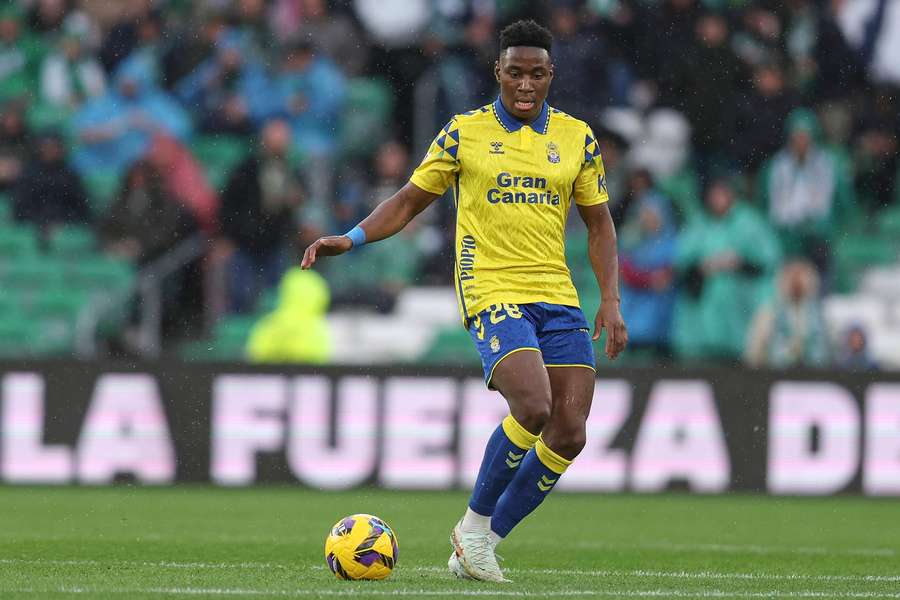 Dário Essugo está emprestado pelo Sporting ao Las Palmas
