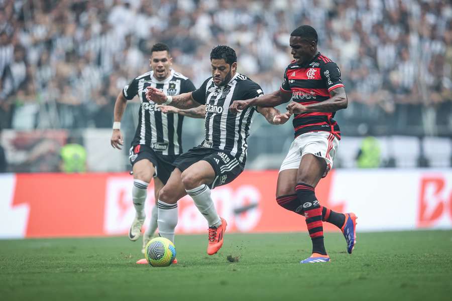 Atlético-MG não conseguiu reverter a vantagem do Flamengo