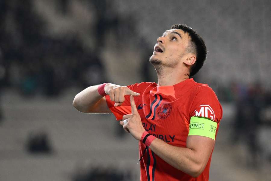 Adrian Șut, omul meciului în partida Qarabag - FCSB