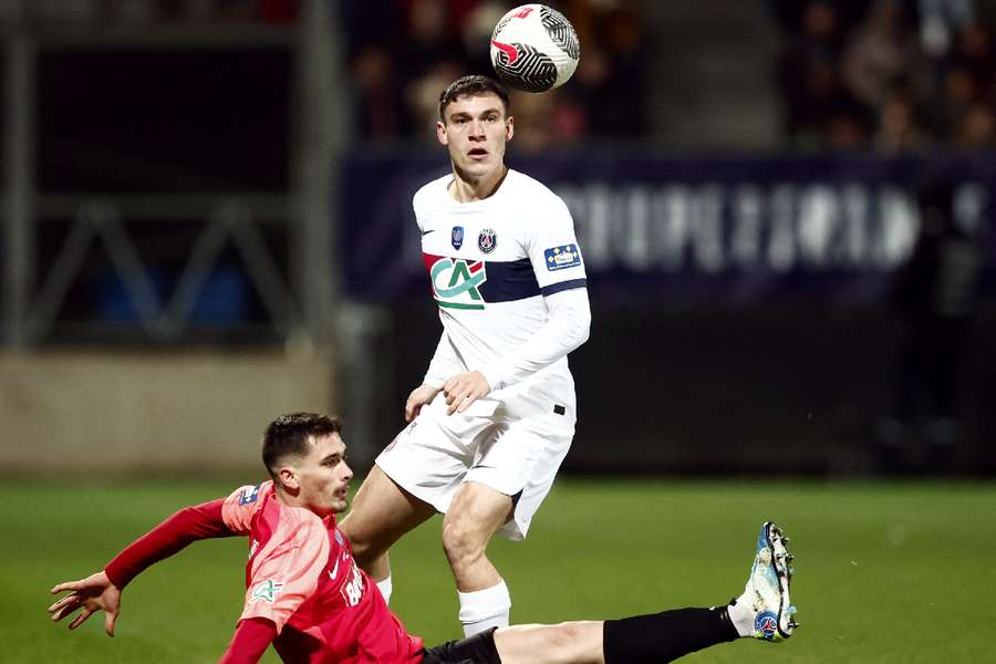 Uruguay's Manuel Ugarte in action for PSG