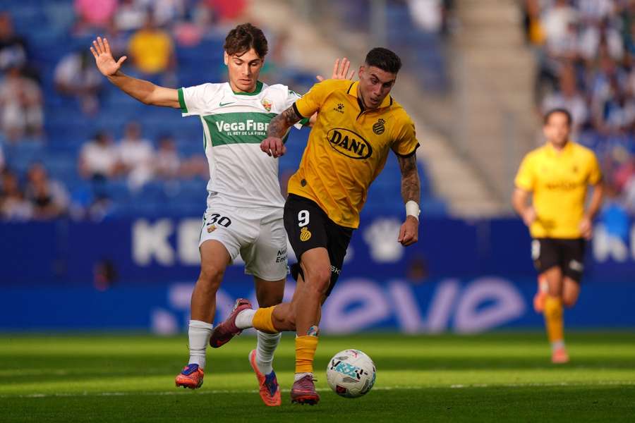 Lance del Espanyol-Elche de la ida