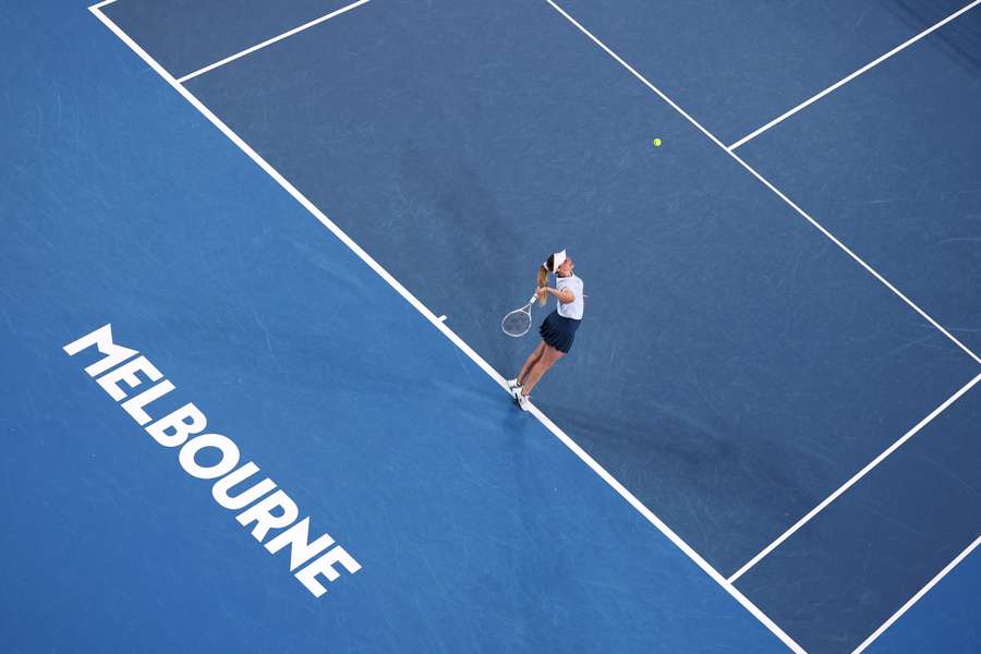 Donna Vekic à Melbourne ce dimanche.