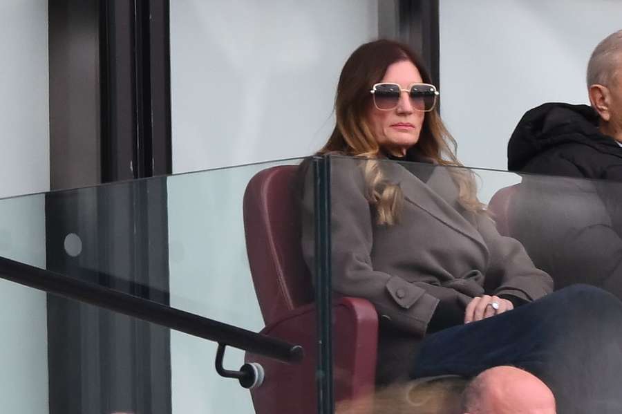 Karren Brady during the FA Cup quarter-final between West Ham and Leeds