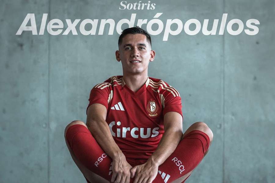 Sotiris apresentado oficialmente no Standard Liège