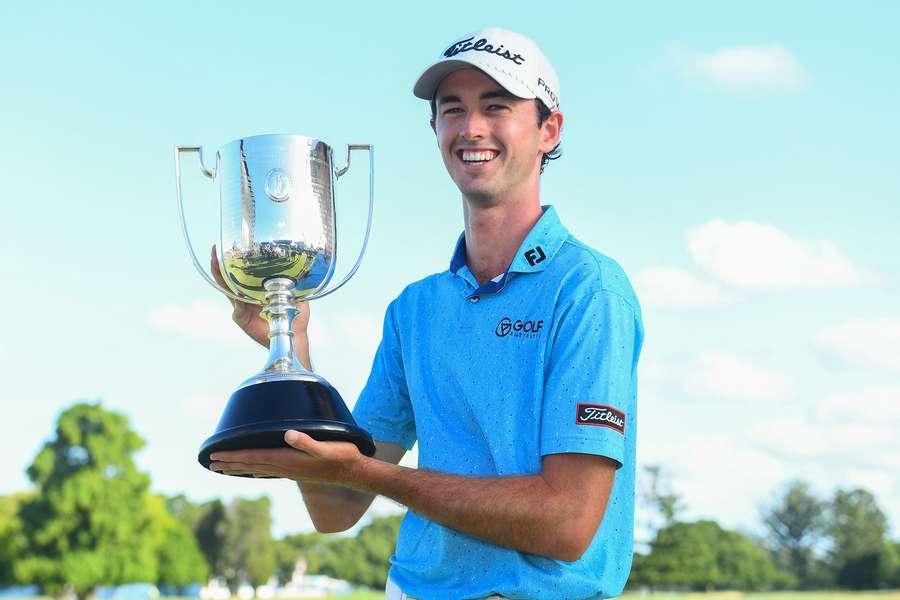 Smylie with his trophy
