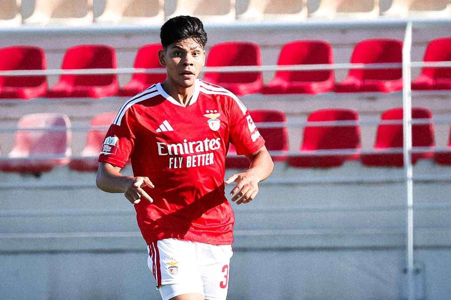 Gabriel Índio ao serviço do Benfica B Gabriel Índio ao serviço do Benfica B