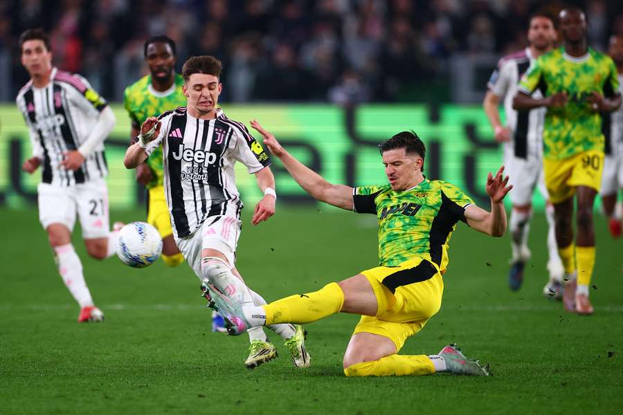 Francisco Conceição ao serviço da Juventus