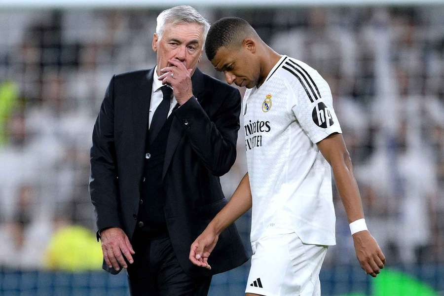 Ancelotti says he wants Mbappe to be "ready every time we get the ball back"