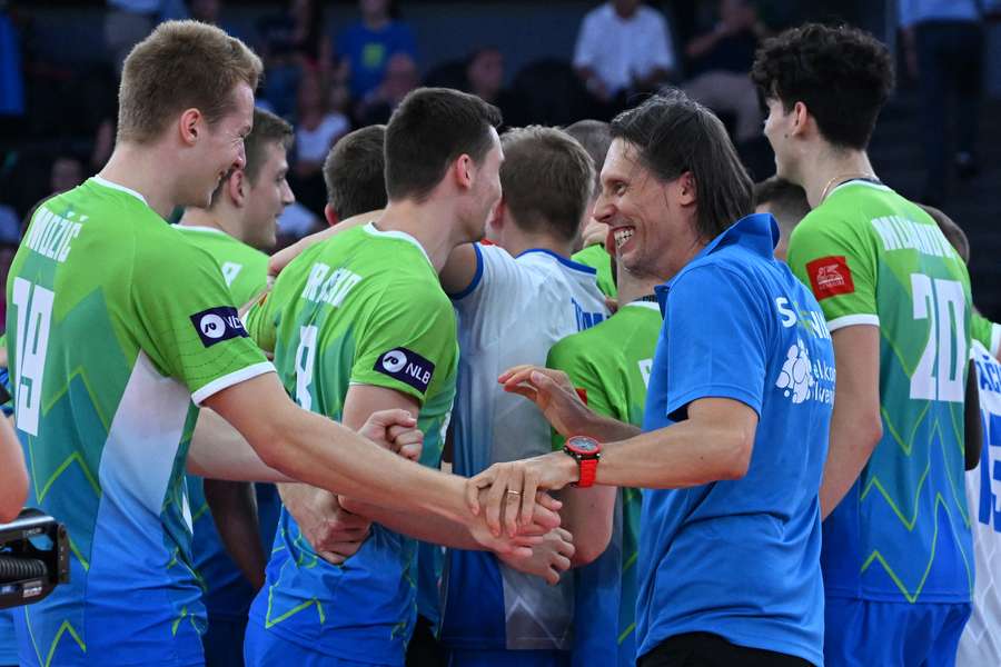 Die slowenische Mannschaft holte sich als Trost fürs verpasste Finale Bronze.