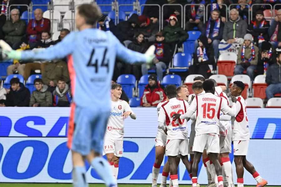 Pardubická radost v plzeňské Doosan Areně.