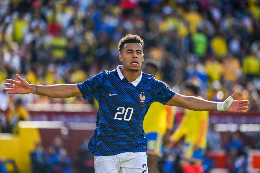 Désiré Doué frente a Colombia, el pasado domingo.