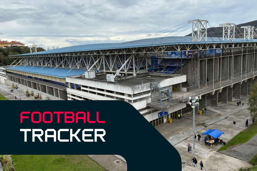 General view outside Carlos Tartiere Stadium