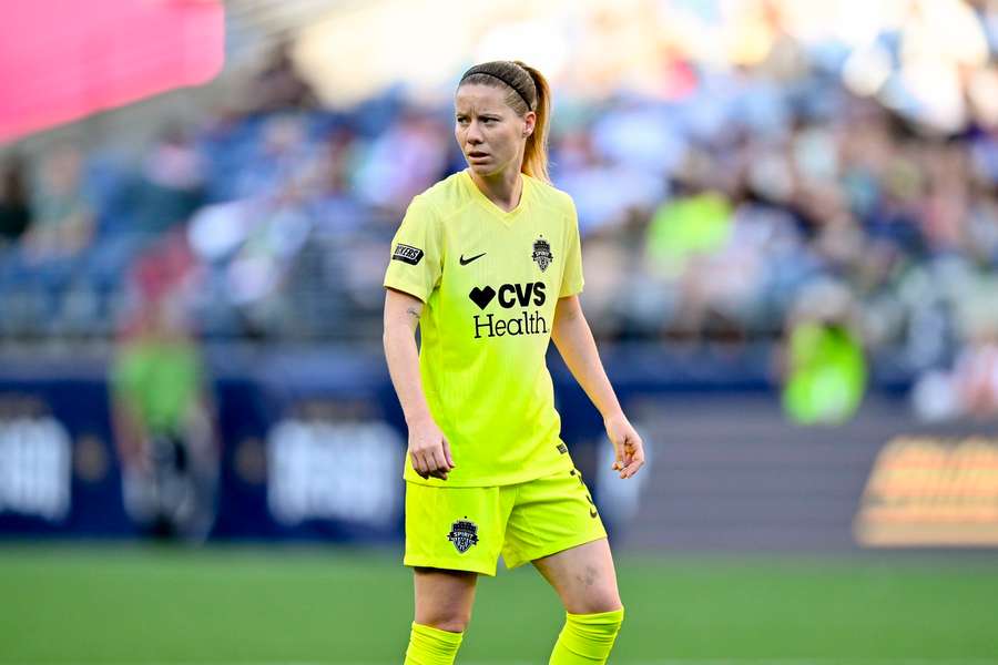Annaïg Butel sous la tunique de Washington Spirit en NWSL Annaïg Butel sous la tunique de Washington Spirit en NWSL