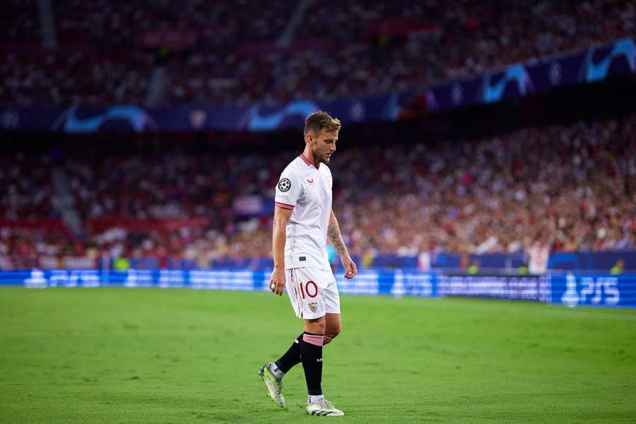 Ivan Rakitic avec Séville en Ligue des champions, en septembre 2023.
