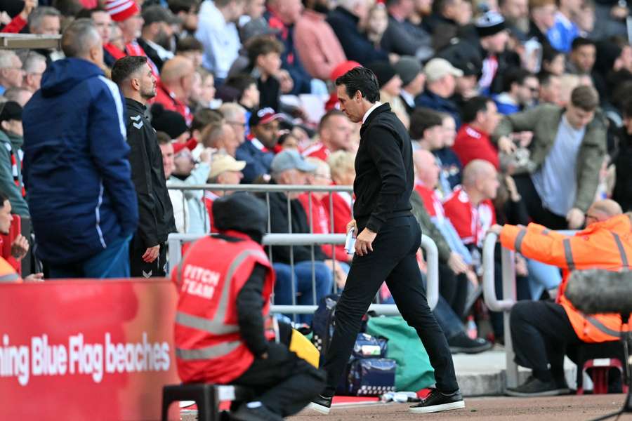 Unai Emery, entrenador del Villa
