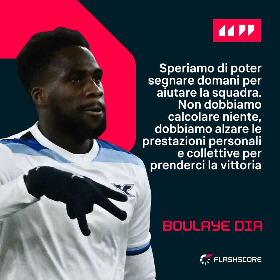 Le dichiarazioni di Boulaye Dia