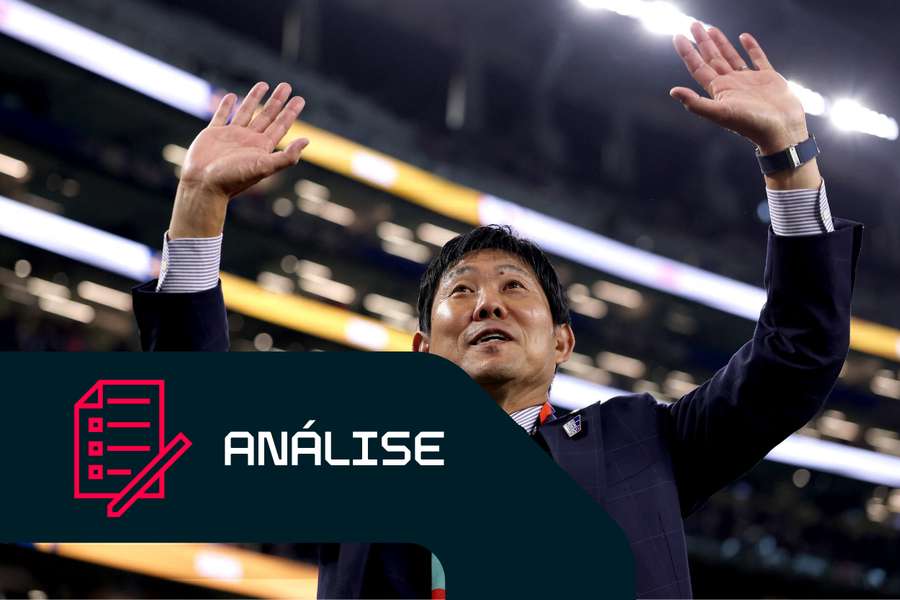 Hajime Moriyasu, técnico japonês desde 2018, participa no segundo Mundial
