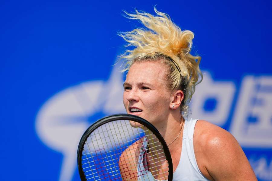 Kateřina Siniaková ve Wuhanu postoupila mezi osm nejlepších.