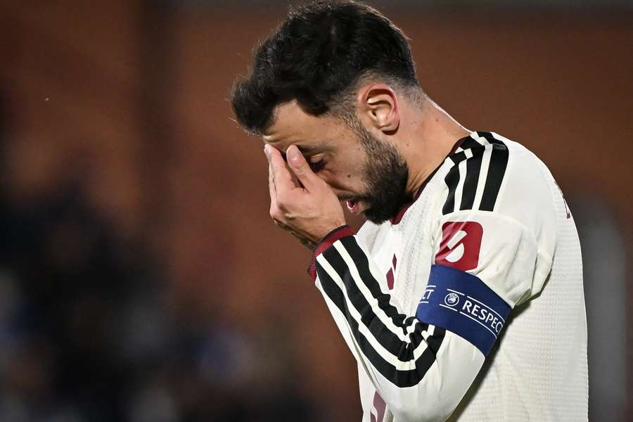 Bruno Fernandes teve noite difícil nesta quarta-feira (21) Bruno Fernandes teve noite difícil nesta quarta-feira (21)