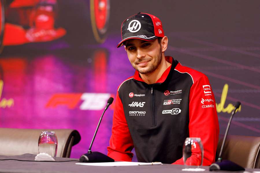 Esteban Ocon en conférence de presse ce mardi.