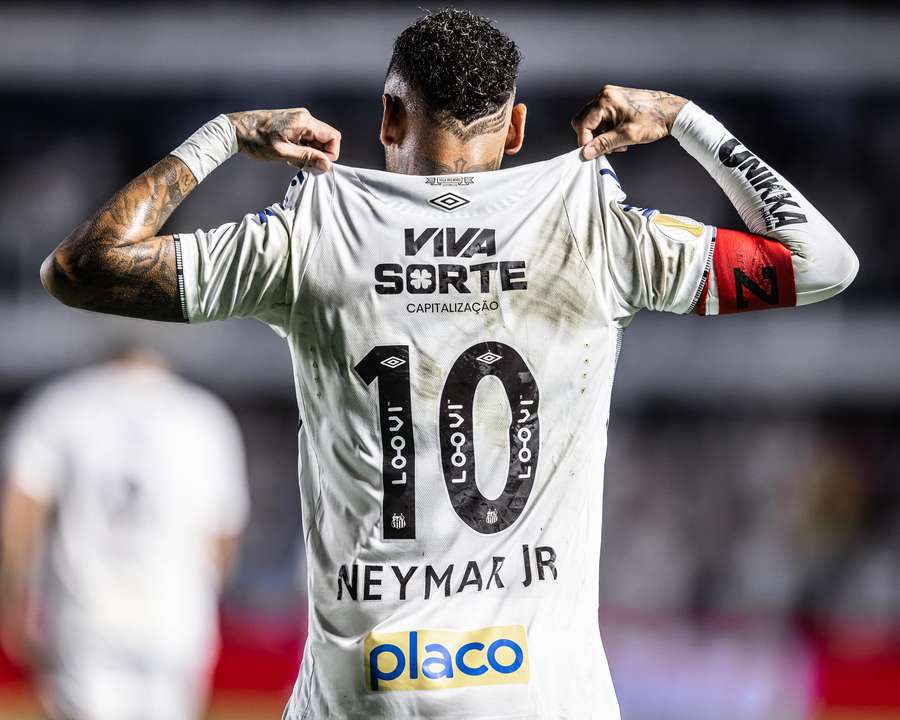 Neymar, o camisa 10 do Santos Neymar, o camisa 10 do Santos