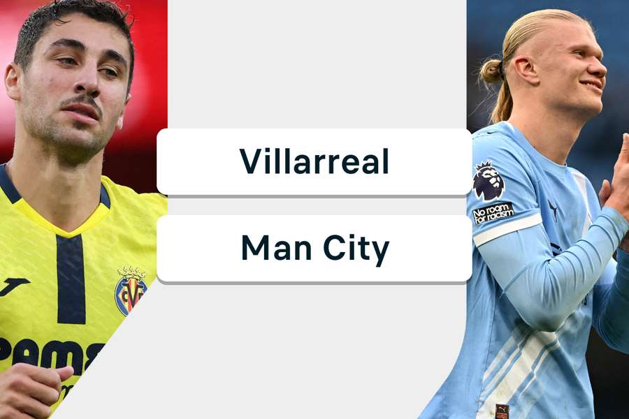 Villarreal vs Manchester City Villarreal vs Manchester City
