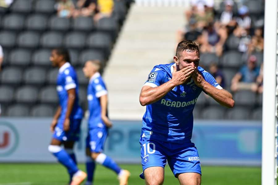 Gaëtan Perrin a ouvert le score pour Auxerre